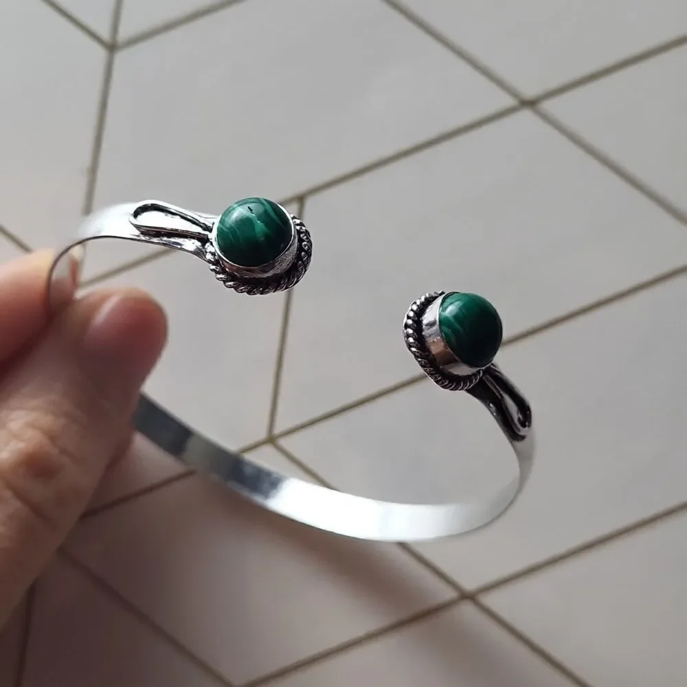 Vintage malachite bracelet